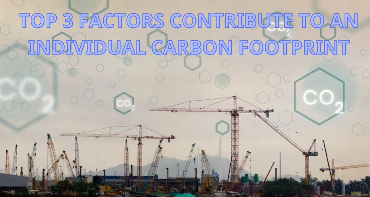 Top 3 factors contribute to an individual carbon footprint Top 3 factors contribute to an individual carbon footprint-min