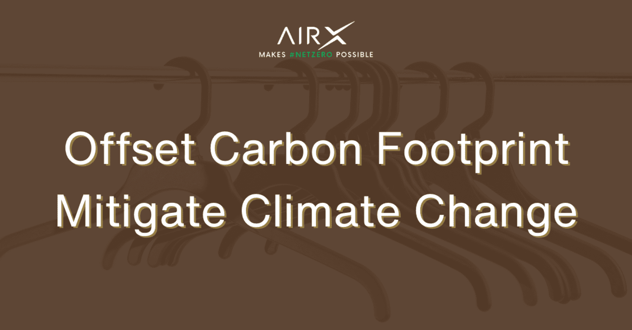 Offset Carbon Footprint Mitigate Climate Change banner